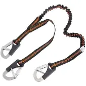 Besto Elastische Sicherheitsleine Mit 3 Doppeltwirkenden Haken
