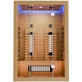 Artsauna Infrarotkabine Kiruna130 Premium - Vollspektrum- & Flächenstrahler, 2 Person