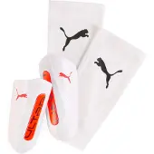 Puma ULTRA Twist Football Sleeve Shinguards, Kinder, Männlich, L, EVA, Polyurethan, Weiß