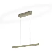 Knapstein Hängelampe LINDA, dimmbar, bronze / altmessing, für Wohn- / Esszimmer, Metall, Modern