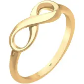 Elli Ring Basic Infinity Unendlichkeit 925 Sterling Silber Elli Gold