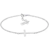 Elli Armband Symbol Religion Kreuz Filigran Trend 925 Silber Elli Silber