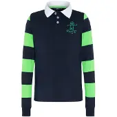 Polo Sylt Poloshirt in Dunkelblau/ Grün | Gr.: 110/116