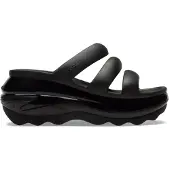 Crocs Pantoletten Mega Crush Triple Strap 209842 Schwarz
