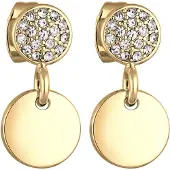 Elli Ohrringe Brass Plättchen in Gold | Gr.: onesize