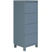 PAIDI Kinderwelten Highboard Olli , blau , Maße (cm): B: 48,4 H: 119,7 T: 40.1
