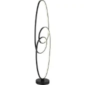 Globo Lighting Stehleuchte Metall schwarz matt, LED