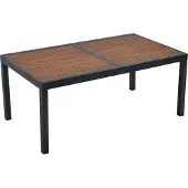 Merxx Gartentisch Paxos ausziehbar 180 (240) x 100 cm- Aluminium/Akazie