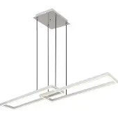 Globo Lighting Hängeleuchte Metall silbergrau, LED