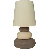 Näve 3045227 Stoff-Tischleuchte ; Farbe: Natur