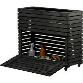 Dobar Hochbeet "Rolla" Gr. XL, Anthrazit mit Staufach, 92x32,5x78 cm