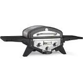 El Fuego Tischgasgrill Smoker "Medison" silber Gasgrill/Grill/Steak/BBQ
