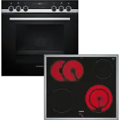 Siemens EQ521KT22B Ed EB-Herdset EA64RGNA1E+ HE517GBS3+ HZ538000 Glaskeramik