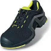 Uvex Sicherheitshalbschuh/Arbeitsschuh 8514 S1P, Schwarz/Lime, 52 EU