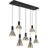 Globo Lighting Hängeleuchte Metall schwarz matt, LED