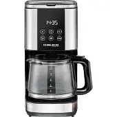Rommelsbacher FKM 1000, Filterkaffeemaschine, 1,5 l, Gemahlener Kaffee, 1000 W, Schwarz, Edelstahl