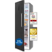 Exquisit Gefrierschrank "GS295-NF-H-040D" 185 cm hoch 60 cm breit 4*-Gefrierschrank NoFrost mit LED-Anzeige&Ice-Maker für schnelles Eis