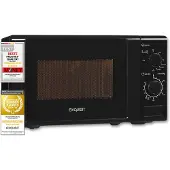 Exquisit Mikrowelle MW 900-030G schwarz | Grill | max. 1000 W | Garraum 20 l | Schwarz Front