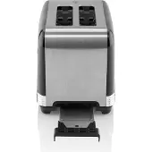 Eta Toaster STORIO ETA916690020, 980 W, Retrostill (schwarz) 2 Schlitze für 2 Scheiben, 7 Stufen, Brötchenaufsatz, Auftaufunktion oder STOP-Funktion