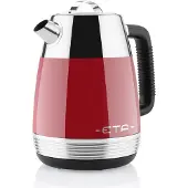 Eta Wasserkocher STORIO ETA918690030 Retro rot, 1,7 l, 2150 W, Edelstahl, Thermosicherung