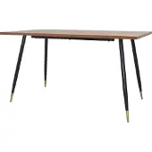 Möbel Direkt Online Esstisch 140x80 cm Intarsien-Optik
