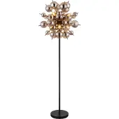 Globo Lighting Stehleuchte Metall schwarz matt, 6x E14