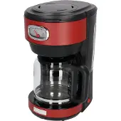 WESTINGHOUSE WKCMR621RD, Filterkaffeemaschine, 1,25 l, Gemahlener Kaffee, 1000 W, Schwarz, Rot