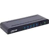 InLine HDMI Splitter/Verteiler, 4-fach, 4K2K@60Hz kompatibel
