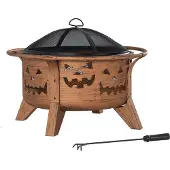 Sunjoy XL Stahl Feuerschale HEKLA - Ø76cm, kupfer