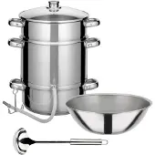 GSW Entsafter 5tlg mit Glasdeckel 25,cm, + Schüssel 34cm +Schöpflöffel
