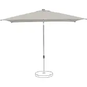 Suncomfort by Glatz Sonnenschirm Mittelstockschirm Pop Up, 250x200cm, rechteckig, Farbe hellgrau - Light grey