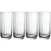 Villeroy & Boch Longdrinkglas "Longdrinkgläser Rose Garden 300 ml 4er Set transparent"
