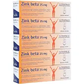Betapharm Arzneimittel GmbH ZINK BETA 25 Brausetabletten 100 St