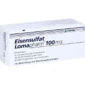 Lomapharm Eisensulfat 100 mg Filmtablett 50 St