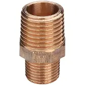 Viega Brystnippel 1 1/2x1 1/4 rødgods