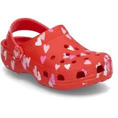 Crocs Sandale Classic Vday Clog Kinder Cherry Red-Schuhgröße 33 - 34