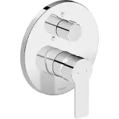 Duravit Fertigset UP-Wannen-Einhebelmischer D-Code Keramikmisch., m Umst., 22,5 l, chrom
