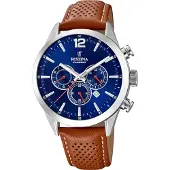 Festina Chronographen TIMELESS CHRONOGRAPH Blue - Brown