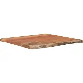 vidaXL Tischplatte 40x40x2,5 cm Rechteckig Massivholz Akazie Baumkante 370606