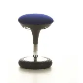 Topstar SITNESS 20 - Arbeitsstuhl Arbeitshocker Blau Stoff