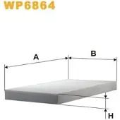 WIX FILTERS Filter, Innenraumluft WP6864