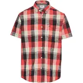 Camel active Hemd - Regular fit - in Rot/ Schwarz - 3XL