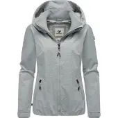 Ragwear Outdoorjacke "Dizzie Tech" mit Kapuze Wasserdichte Damen Übergangsjacke mit großer Kapuze