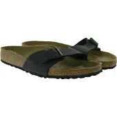 Birkenstock - Mules aus synthetischem Leder – Unisex – Madrid BF Standard - Madrid BF Regular Black für Damen aus Leder - Größe 43 - schwarz
