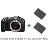 Canon EOS R8 Gehäuse + LP-E17 Ersatzakku