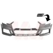VAN WEZEL Stoßstange Stoßfänger für AUDI A3 Sportback (8VA, 8VF) Grundiert 0359576