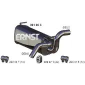 ERNST 061063 Endschalldämpfer für OPEL Astra J Sports Tourer (P10) Auspuff