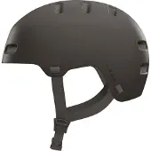 ABUS Fahrradhelm INDY - Dirt-Helm für Dirt, kate, ope und MTB - mit optimierter Stoßdämpfung - für Jugendliche und Erwachsene - Schwarz, Größe L (57-61 cm)
