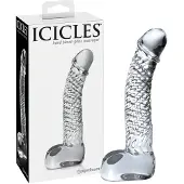 Icicles Glasdildo 'No. 61“ | Heiß- und Kalt-Stimulation 1 St
