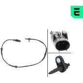 OPTIMAL ABS Sensor Raddrehzahl Hinten für FIAT PANDA (169) 06-S711